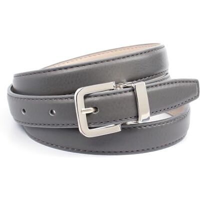 Crown dam läderbälte modell 14CT70N bälte, grå, 70, GRÅ, 70 Crown dam läderbälte modell 14CT70N bälte, grå, 70, GRÅ, 70