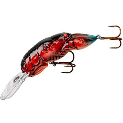 Rebel Beten Original Realistisk Crawfish Crankbait fiske bete, bo rånare, stor kråka (8-3 m djup) (BG7434CW) Rebel Beten Original Realistisk Crawfish Crankbait fiske bete, bo rånare, stor kråka (8-3 m djup) (BG7434CW)