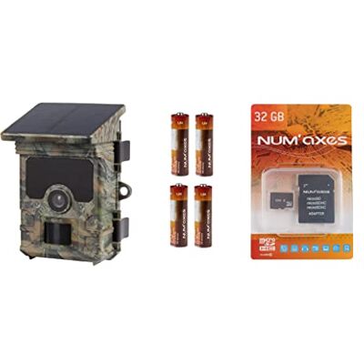 NUM'AXES Allt inkluderande paket: Utomhus fotografisk fälla PIE1060 + batterier + minneskort NUM'AXES Allt inkluderande paket: Utomhus fotografisk fälla PIE1060 + batterier + minneskort