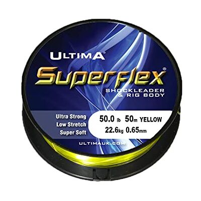 ULTIMA Superflex Leader – Fl.Yellow – 50 m – 0,70 mm – 27,3 kg ULTIMA Superflex Leader – Fl.Yellow – 50 m – 0,70 mm – 27,3 kg