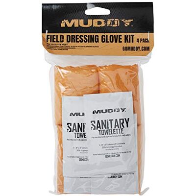 Muddy Unisex Treestands Field Dressing Handske Kit (paket med 4), Svart, En storlek Muddy Unisex Treestands Field Dressing Handske Kit (paket med 4), Svart, En storlek