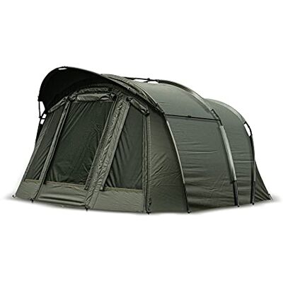 Solar Tackle Undercover 2-mans Bivvy yttre skydd, vattentålig, Mozzie myggnät, luftflöde, rullade bakpaneler, inkluderar innerfickor, kraftiga jordskydd och dragkedjor Solar Tackle Undercover 2-mans Bivvy yttre skydd, vattentålig, Mozzie myggnät, luftflöde, rullade bakpaneler, inkluderar innerfickor, kraftiga jordskydd och dragkedjor