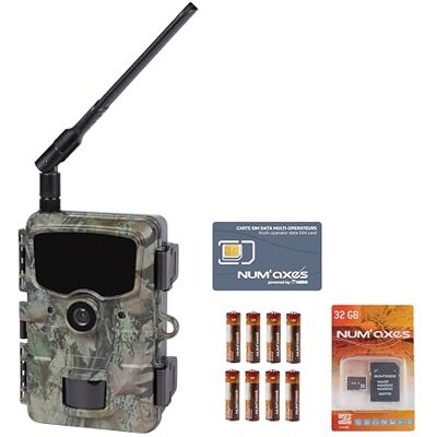 NUM'AXES Trailkamera PIE1061 batteripaket (x8) 32 GB SD-kort NUM'AXES Trailkamera PIE1061 batteripaket (x8) 32 GB SD-kort