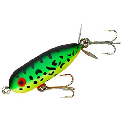 Heddon Torpedo Prop-Bait Fiskedrag med spinner-rörelse för ytvatten, grön (flourescent green crawdad), tiny torpedo (6,8 g) Heddon Torpedo Prop-Bait Fiskedrag med spinner-rörelse för ytvatten, grön (flourescent green crawdad), tiny torpedo (6,8 g)
