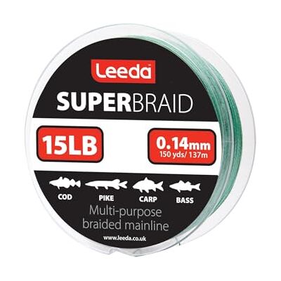 LEEDA unisex super fläta 15 lb 150 yds / 137 m, annat, 15 lb LEEDA unisex super fläta 15 lb 150 yds / 137 m, annat, 15 lb