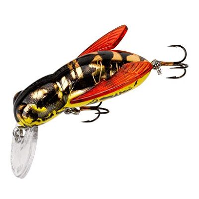 Rebel Lures Bumble Bug Topwater/Crankbait Fiskedrag, 3,8 cm, 32 gram, geting Rebel Lures Bumble Bug Topwater/Crankbait Fiskedrag, 3,8 cm, 32 gram, geting