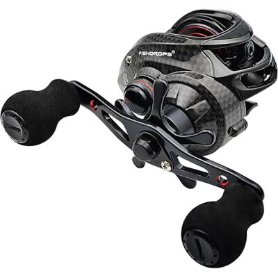Fishdrops Baitcaster-rullar, 9 + 1BB, CNC aluminiumspole, magnetiskt bromssystem bete hjul hög hastighet utväxlingsförhållande 7.0:1 Ultra jämn lågprofil betegjutning fiskerulle Fishdrops Baitcaster-rullar, 9 + 1BB, CNC aluminiumspole, magnetiskt bromssystem bete hjul hög hastighet utväxlingsförhållande 7.0:1 Ultra jämn lågprofil betegjutning fiskerulle