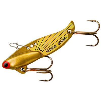 Heddon Sonar Flash Lure's (Guld, 1 7/8-tum, 1/4 Oz) Heddon Sonar Flash Lure's (Guld, 1 7/8-tum, 1/4 Oz)