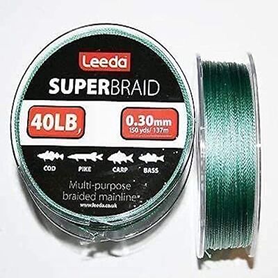 LEEDA Super Braid 40 lb 150 yds/137 m 40 lb LEEDA Super Braid 40 lb 150 yds/137 m 40 lb