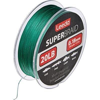 LEEDA Super Braid 20 lb 150 yds / 137 m 20 lb LEEDA Super Braid 20 lb 150 yds / 137 m 20 lb