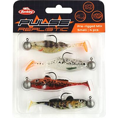 Berkley Pulse Realistiskt Preriggedmix Liten 4-Pack - Fiskeköldar Berkley Pulse Realistiskt Preriggedmix Liten 4-Pack - Fiskeköldar