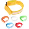 GANAZONO Camping Armband 6St Armband Armband Blått Armband LED Armband LED Armband Light Up Armband Nattlöp Armband Glöd Armband Löputrustning Heja Rekvisita Armband Löpljus Bulk