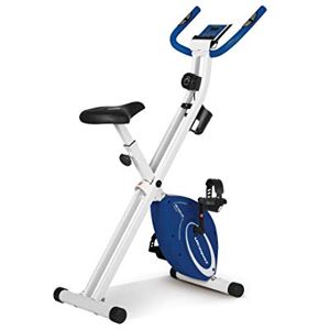 Ultrasport F-Bike/F-Rider Basics, cykeltränare, motionscykel, fitnesscykel LCD-träningsdator, hopfällbar motionscykel, maximal användarvikt 110 kg, pulsmätare, 8 motståndsnivåer, trikehjul, Marinblå Ultrasport F-Bike/F-Rider Basics, cykeltränare, motionscykel, fitnesscykel LCD-träningsdator, hopfällbar motionscykel, maximal användarvikt 110 kg, pulsmätare, 8 motståndsnivåer, trikehjul, Marinblå