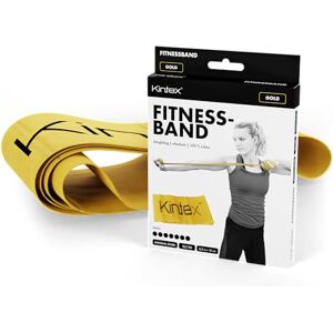 Kintex Motståndsband - Latex träningsband 2,5 m, guld Kintex Motståndsband - Latex träningsband 2,5 m, guld