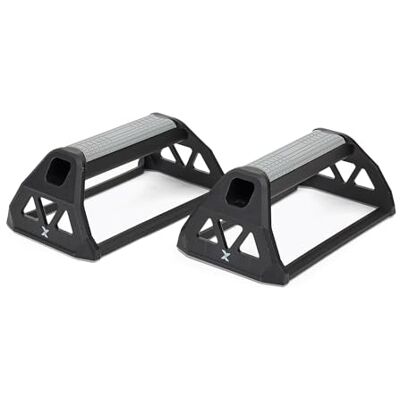 TREXO push-up-handtag i svart 19 x 11 x 8 cm Robust, halkfritt golv Tillverkad av slitstark PP och TPR förbättrar effektiviteten av styrke- och uthållighetsträning Push-up (push-up-handtag) TREXO push-up-handtag i svart 19 x 11 x 8 cm Robust, halkfritt golv Tillverkad av slitstark PP och TPR förbättrar effektiviteten av styrke- och uthållighetsträning Push-up (push-up-handtag)