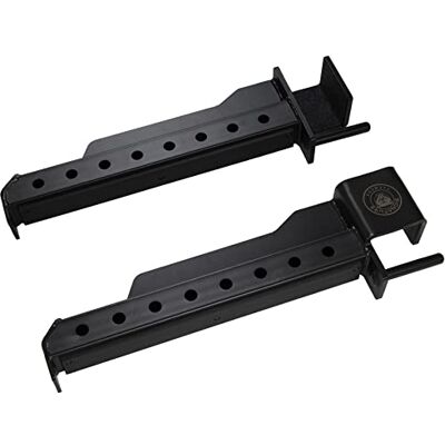 Signature Fitness Signatur Fitness Spotter Arms SF-3 0,7 kg kapacitet 3 tum x 3 tum Power Cage Squat-ställ, svart Signature Fitness Signatur Fitness Spotter Arms SF-3 0,7 kg kapacitet 3 tum x 3 tum Power Cage Squat-ställ, svart