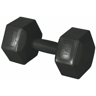 FITLOVER - Manubrio colorato 1-6 Kg - Plastbelagt - Hexagonalt - Dumbbell FITLOVER - Manubrio colorato 1-6 Kg - Plastbelagt - Hexagonalt - Dumbbell