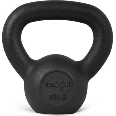 Yes4All - KB-4.5 - 4.5 kg - Svart - Kettlebell Yes4All - KB-4.5 - 4.5 kg - Svart - Kettlebell