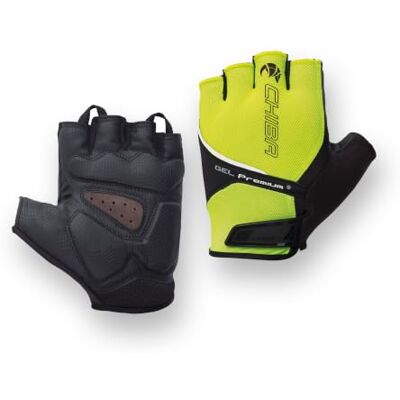 Rio Unisex Gel Premium Handskar, Neon Yellow, M Rio Unisex Gel Premium Handskar, Neon Yellow, M
