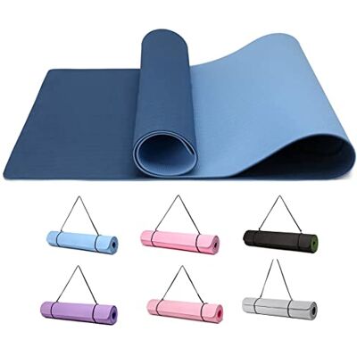 Narwhal Good Nite Gymnastikmatta, yogamatta, fitnessmatta, halkfri träningsmatta, sport, gymnastikmattor, pilatesmatta, golvgymnastikmatta med bärrem, 183 x 61 x 0,6 cm (marinblå/blå) Narwhal Good Nite Gymnastikmatta, yogamatta, fitnessmatta, halkfri träningsmatta, sport, gymnastikmattor, pilatesmatta, golvgymnastikmatta med bärrem, 183 x 61 x 0,6 cm (marinblå/blå)