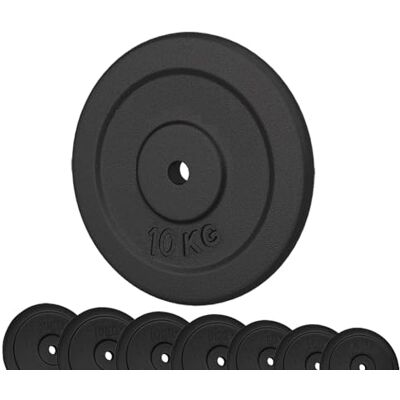 G5 HT SPORT Gjutjärn Ø Hål 25mm För Gym Och Hemmagym 0,5 Till 20 kg För Hantlar Och Skivstång (1 * 10 kg).. G5 HT SPORT Gjutjärn Ø Hål 25mm För Gym Och Hemmagym 0,5 Till 20 kg För Hantlar Och Skivstång (1 * 10 kg)..