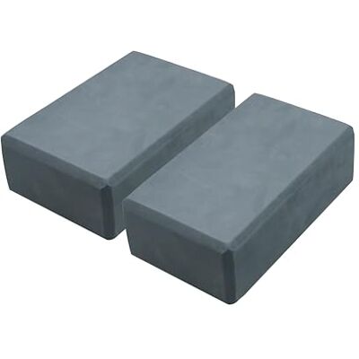 Endless High Density Premium EVA Foam Yoga Blocks Pack of 2 For Strength, Balance, and Flexibility Odour Resistant Size: 22.5 x 15 x 7 cm, Color: Grey Set of 2 Endless High Density Premium EVA Foam Yoga Blocks Pack of 2 For Strength, Balance, and Flexibility Odour Resistant Size: 22.5 x 15 x 7 cm, Color: Grey Set of 2