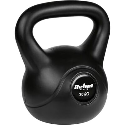 Rebel Electro Rebel Kettlebell Bitumen 20 kg PVC RBA-2320 Rebel Electro Rebel Kettlebell Bitumen 20 kg PVC RBA-2320