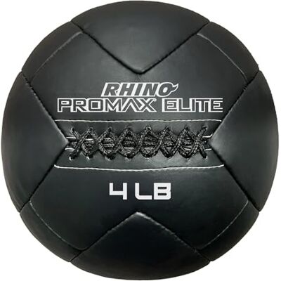 Champion Sports PRX4 Rhino Promax Elite Slamball, 1,8 kg, medicinboll, med mjukt hölje med halkfritt grepp, väggträningsboll för tyngdlyftning, plyometri, crosstraining, hemmagym och fitness Champion Sports PRX4 Rhino Promax Elite Slamball, 1,8 kg, medicinboll, med mjukt hölje med halkfritt grepp, väggträningsboll för tyngdlyftning, plyometri, crosstraining, hemmagym och fitness