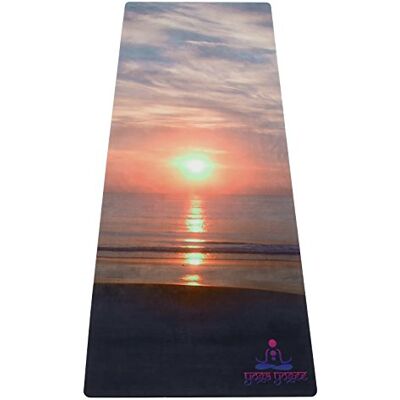 Yoga Yogee unisex kombo yogamatta, soluppgång, 180 x 60 cm Yoga Yogee unisex kombo yogamatta, soluppgång, 180 x 60 cm