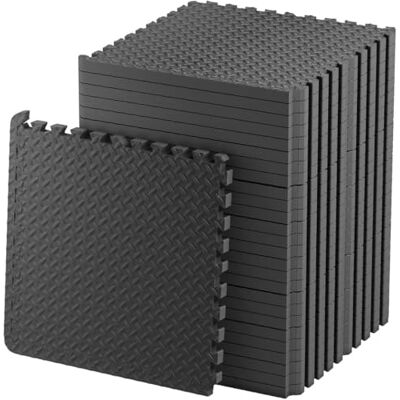 FFitness FITNESS GUMMATTA 60 X 60 CM INNEHÅLLBAR PUZZLE GOLV MODERASSINER ANTISLIP TATAMI KARATE GOLV FITNESS (8 st) FFitness FITNESS GUMMATTA 60 X 60 CM INNEHÅLLBAR PUZZLE GOLV MODERASSINER ANTISLIP TATAMI KARATE GOLV FITNESS (8 st)