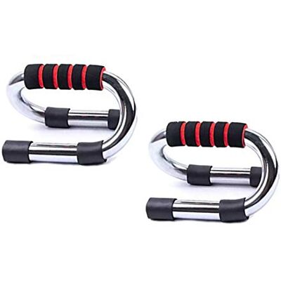 FFitness Fitness Push Up Stand Bars Handtag för Push-Push-Vikningar Pectoral Bukaxel triceps ryggstöd Ståltillbehör för Hem Gym (Blå) FFitness Fitness Push Up Stand Bars Handtag för Push-Push-Vikningar Pectoral Bukaxel triceps ryggstöd Ståltillbehör för Hem Gym (Blå)