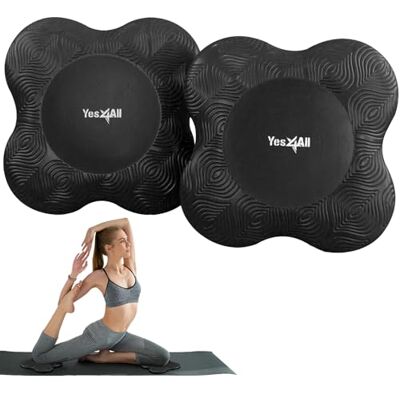 Yes4All 2 st yoga knäskydd extra tjock, yoga knäskydd för pilatesträning, 33/16 tum kudde knän armbågsmatta tillbehör för kvinnor män fitness resor Yes4All 2 st yoga knäskydd extra tjock, yoga knäskydd för pilatesträning, 33/16 tum kudde knän armbågsmatta tillbehör för kvinnor män fitness resor