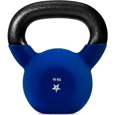 Yes4All 2–20 kg gjutjärn, kettlebell med neoprenbeläggning, flerfärgade kettlebells, Swing Dumbbell, enkel Yes4All 2–20 kg gjutjärn, kettlebell med neoprenbeläggning, flerfärgade kettlebells, Swing Dumbbell, enkel