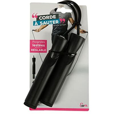 upfit hopprep viktade handtag ergonomiska handtag med lätt kornig textur för bra grepp för inomhusbruk Längd: 2,80 m Material: PVC upfit hopprep viktade handtag ergonomiska handtag med lätt kornig textur för bra grepp för inomhusbruk Längd: 2,80 m Material: PVC