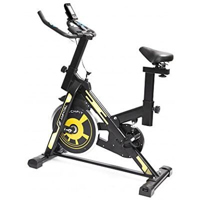 TechFit Spinning Bike Inomhus Stationär motionscykel med svänghjul på 15 kg, träningsutrustning hemma, konditionsträning, iPad-stativ TechFit Spinning Bike Inomhus Stationär motionscykel med svänghjul på 15 kg, träningsutrustning hemma, konditionsträning, iPad-stativ