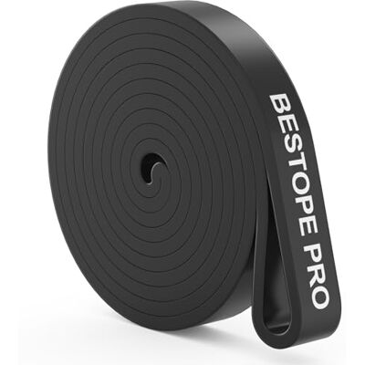 BESTOPE PRO Motståndsband dra upp hjälpband, premium latexmotstånd träning ögla band, stretch träning rött fitnessband för unisex, perfekt för hem, gym, yoga, lyft BESTOPE PRO Motståndsband dra upp hjälpband, premium latexmotstånd träning ögla band, stretch träning rött fitnessband för unisex, perfekt för hem, gym, yoga, lyft