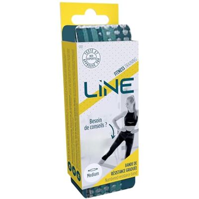 LINE Gradue Resistance Band NUMERED Resistance Band Elastiskt Band LINE Gradue Resistance Band NUMERED Resistance Band Elastiskt Band