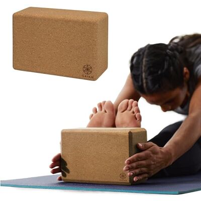 Gaiam Cork Yoga Brick Gaiam Cork Yoga Brick