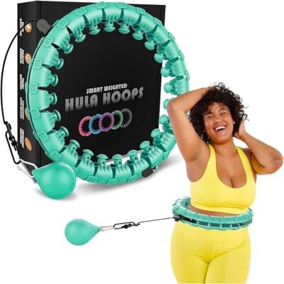 K-MART Smart Viktad Hula Ring - Hula Cirkel 24 Avtagbar Fitnessring K-MART Smart Viktad Hula Ring - Hula Cirkel 24 Avtagbar Fitnessring