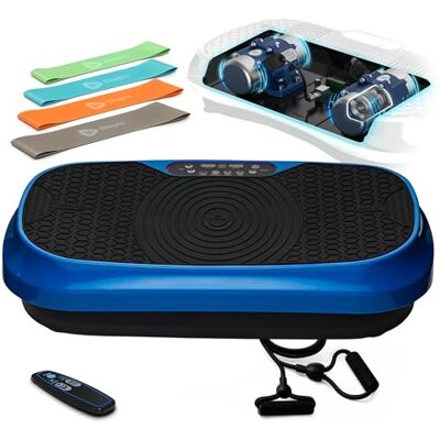 Lifepro Vibrerande träningsmaskin för hem och resor, kompakt vibrationsplatta för hela kroppen för viktminskning, muskelåterhämtning, toning och fitness, 118 kg kapacitet Lifepro Vibrerande träningsmaskin för hem och resor, kompakt vibrationsplatta för hela kroppen för viktminskning, muskelåterhämtning, toning och fitness, 118 kg kapacitet