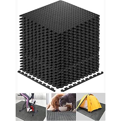 Walsai Träningsmattor, pussel-skummattor, gymnastikmatta, skydd 20 m², sammankopplade skummattor med EVA-skumgolvplattor för gymnastikutrustning, träning Walsai Träningsmattor, pussel-skummattor, gymnastikmatta, skydd 20 m², sammankopplade skummattor med EVA-skumgolvplattor för gymnastikutrustning, träning