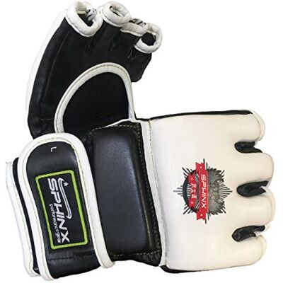 G5 HT SPORT Sphinx Hunter SRT, MMA Handskar Unisex-Vuxen, Vit/Svart, L G5 HT SPORT Sphinx Hunter SRT, MMA Handskar Unisex-Vuxen, Vit/Svart, L