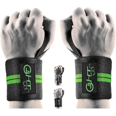 G5 HT SPORT Professionella gymarmband Kvinnor & män Gym manschetter med handledsband Bodybuilding Powerlifting Crossfit, Kalistenics, tyngdlyftning Wrist Wraps (Svart/Fluo grön) G5 HT SPORT Professionella gymarmband Kvinnor & män Gym manschetter med handledsband Bodybuilding Powerlifting Crossfit, Kalistenics, tyngdlyftning Wrist Wraps (Svart/Fluo grön)