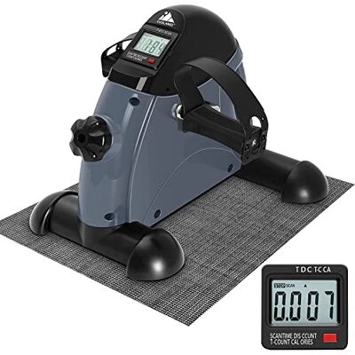EVOLAND Mini träningscykel, bärbar statisk pedal, träningsutrustning för ben och armar EVOLAND Mini träningscykel, bärbar statisk pedal, träningsutrustning för ben och armar