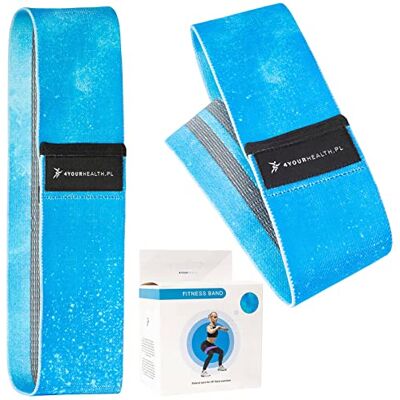 4 YOUR HEALTH 4YourHealth Motståndsband 27 kg, motståndsband Theraband perfekt för booty, midja och styrketräning, gymnastikband för hem, yoga och pilates, sportband, träningsband, gummiband 4 YOUR HEALTH 4YourHealth Motståndsband 27 kg, motståndsband Theraband perfekt för booty, midja och styrketräning, gymnastikband för hem, yoga och pilates, sportband, träningsband, gummiband