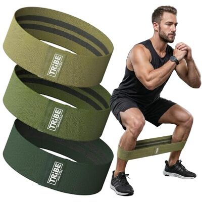 Tribe Lifting Tygmotståndsband för träning – stövelband för kvinnor och män – träningsband motståndsband set – träningsband motståndsband för ben Tribe Lifting Tygmotståndsband för träning – stövelband för kvinnor och män – träningsband motståndsband set – träningsband motståndsband för ben