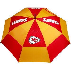 Team Golf NFL Kansas City Chiefs golfparaply 157,5 cm golfparaply med skyddande hölje, dubbel baldakin vindskyddsdesign, automatisk öppningsknapp Team Golf NFL Kansas City Chiefs golfparaply 157,5 cm golfparaply med skyddande hölje, dubbel baldakin vindskyddsdesign, automatisk öppningsknapp