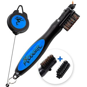 Frogger BrushPro Golf Club Cleaner med ergonomiskt grepp och utdragbar sladd Robust golfborste och spårrengöring med avancerad skrubbrengöringsteknik för professionella golfare Frogger BrushPro Golf Club Cleaner med ergonomiskt grepp och utdragbar sladd Robust golfborste och spårrengöring med avancerad skrubbrengöringsteknik för professionella golfare