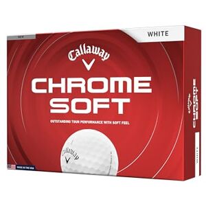 Callaway Golf Chrome Soft 2026 golfbollar, vit Callaway Golf Chrome Soft 2026 golfbollar, vit