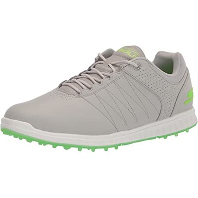 Skechers Men's Pivot Spikeless Golf Shoe, Gray/Lime, 11 Wide Skechers Men's Pivot Spikeless Golf Shoe, Gray/Lime, 11 Wide